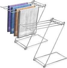 2 Pack Kitchen Towel Holder 4 Arm Rack Foldable Countertop Dishcloth Hand Towel
