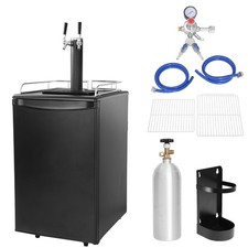 Beer Kegerator Draft Beer Dispenser Full Size Keg Refrigerator 1 / 2 Tap