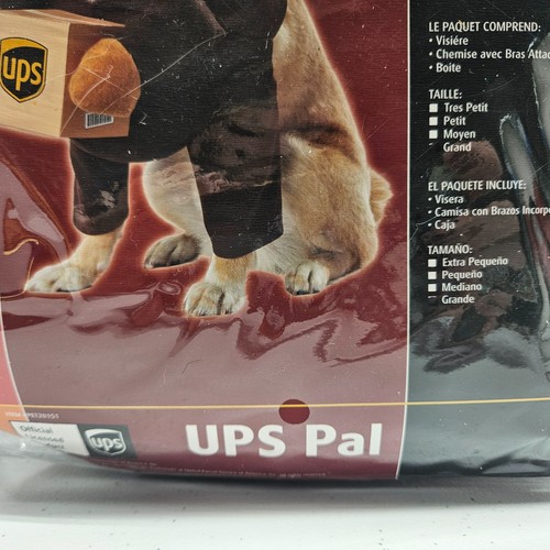 UPS PAL Delivery Shipper - Size Large - Dog Pet Outfit Box - California Costume - Picture 12 of 13