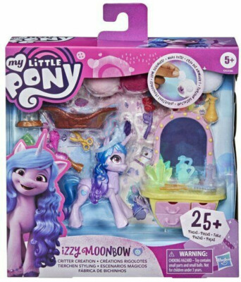 My Little Pony A New Generation Story Scenes Critter Creation Izzy Moonbow Set