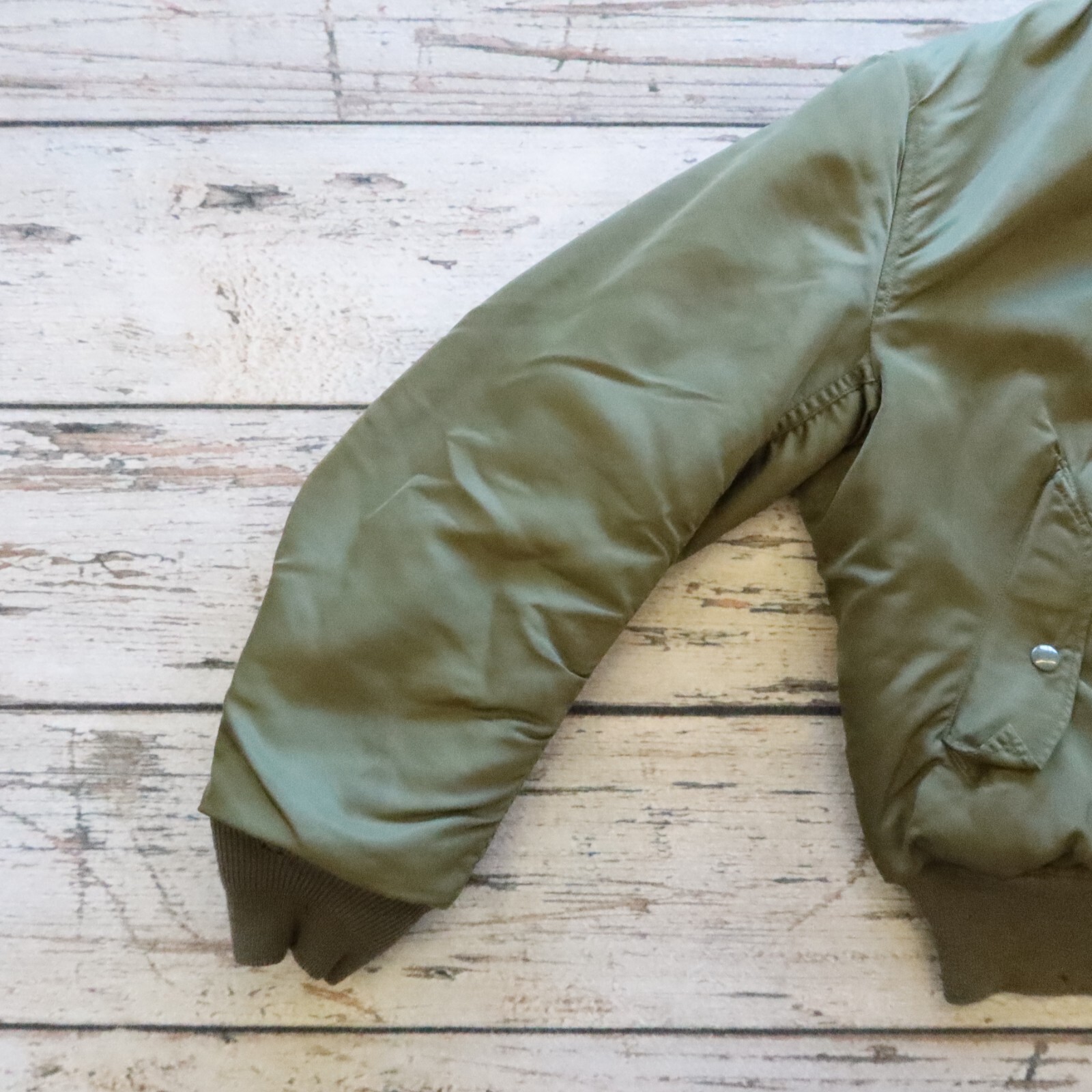 Vintage 1971 USAF US Air Force MA-1 Airborne Bomber Jacket Alpha Industries image 4