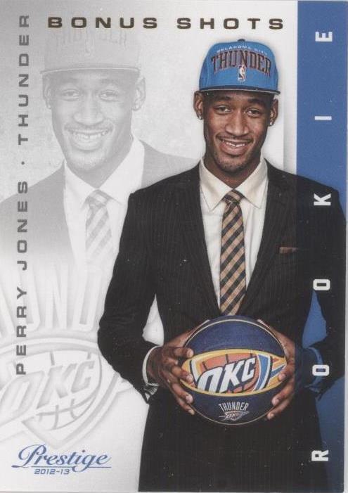 Perry Jones Collection 2012-13 Prestige - Rookie Perry Jones III #224 Bonus Shots Gold /249 ...