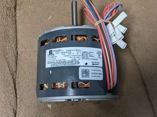 EMERSON 47472 1/3hp, 208-230V, 1060rpm, 4 speed Blower Motor - PRICE REDUCED!!