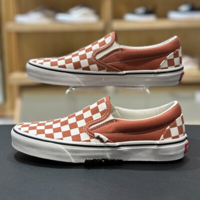 Vans Classic Slip-On Color Theory Checkerboard VN000D03C9J Auburn 