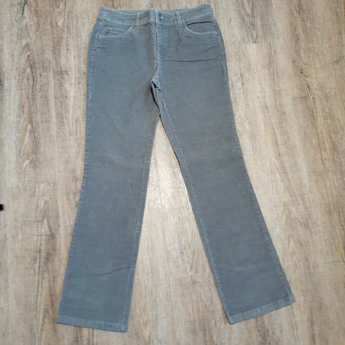 Christopher & Banks Gray Corduroy Pants ~ SZ 4 ~ Straight ~ Mid Rise ~30" Inseam - Picture 2 of 7