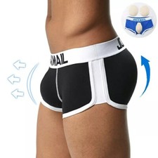Push Up Uomo Boxer Caleçon Rimborsato Fesse E Sesso Rehausseur Taglia M A XXL