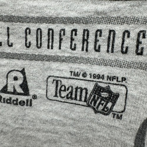 VTG 90s Pittsburgh Steelers 1994 NFL Riddell XL Graphic Shirt Football Helmet - Picture 3 of 12
