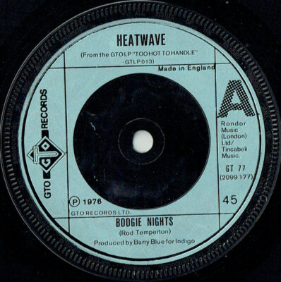 2nd Hand Vinyl - 7'' - Heatwave   Boogie Nights