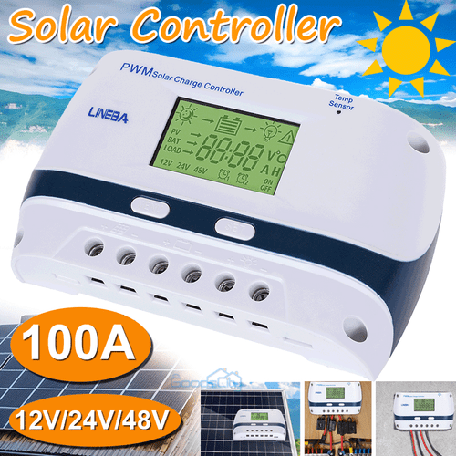 Solar Charge Controller 5200W 100A 60A 30A 12V/24V/48V Battery PV Regulator USB - Picture 2 of 28