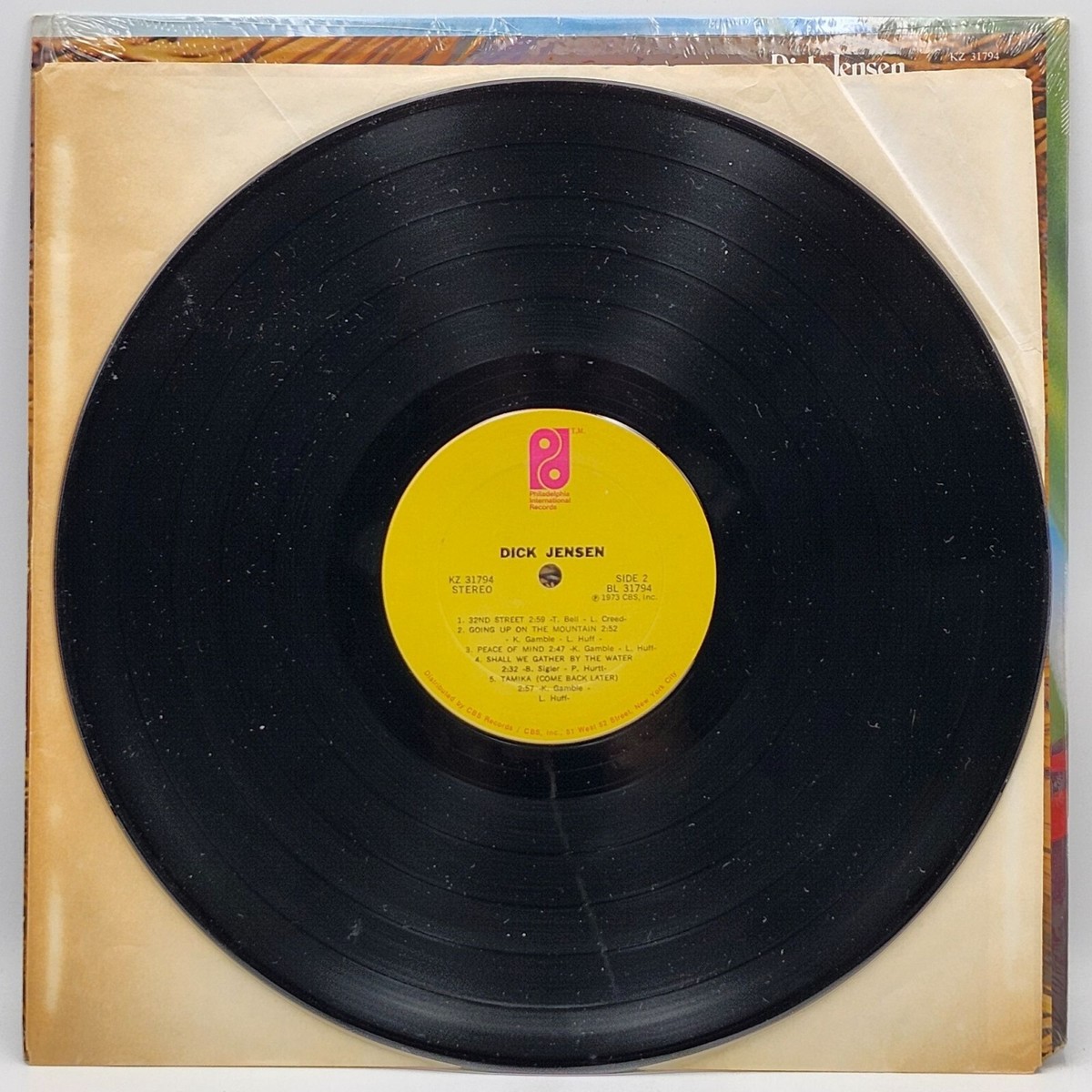 Dick Jensen Vinyl Record LP Album 1973 Philadelphia International