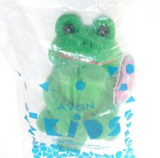 Avon Full O Beans Plush Birthstone March Tad The Frog Green