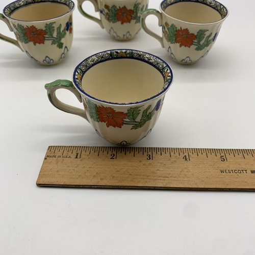 Vintage Mason’s England Set Of 4 Tea Cups - Picture 10 of 12