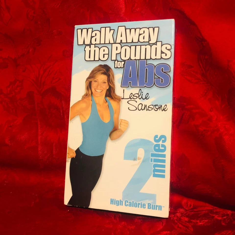 Walk Away The Pounds For Abs VHS 2 Miles Leslie Sansone High Calorie Burn - Image 4 of 4