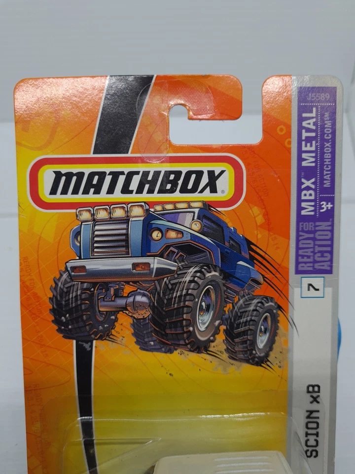 Matchbox MBX Scion xB Pearl White MB #7 Rare 2005 Diecast Metal Car J5589 New - Image 2 of 4