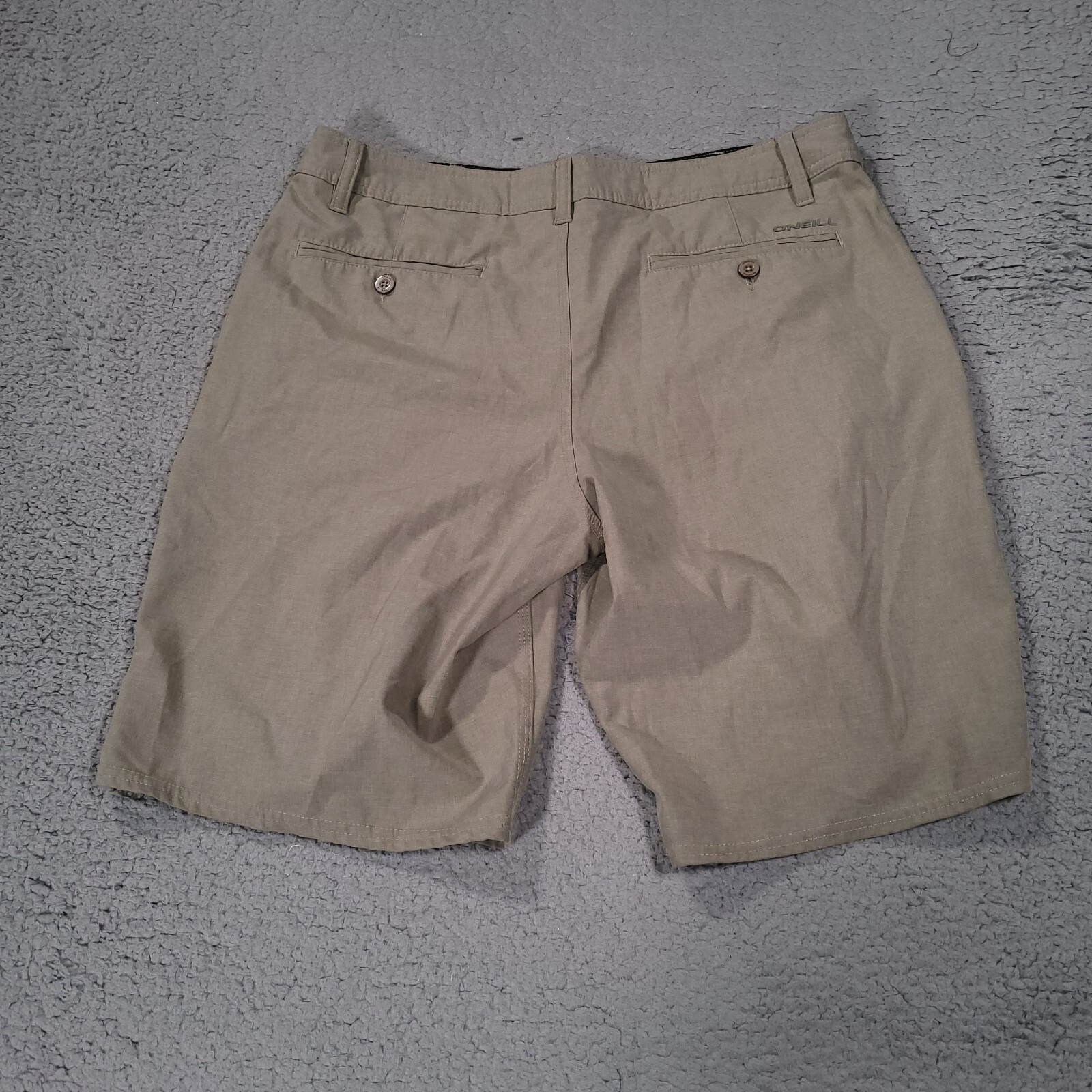 Oneill Hybrid Shorts Mens 34 Lightweight Zip Pockets Casual Mid Rise