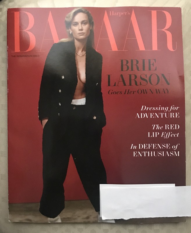 HARPER'S BAZAAR MAGAZINE April 2023 BRIE LARSON Ice Spice Donatella Versace New