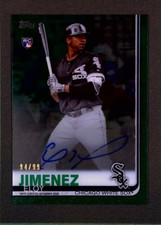 2019 Topps Clearly Authentic Eloy Jimenez Auto Rookie RC GREEN /99