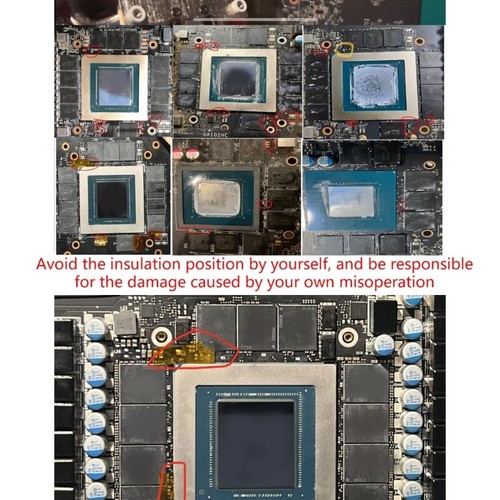 GPU VRAM Thermal Pad Copper Heatsink Miner Graphics Card Best Cooling Use 488 - Afbeelding 5 van 8