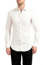 Dolce & Gabbana Men's Striped Long Sleeve Dress Shirt US 15.5 IT 39