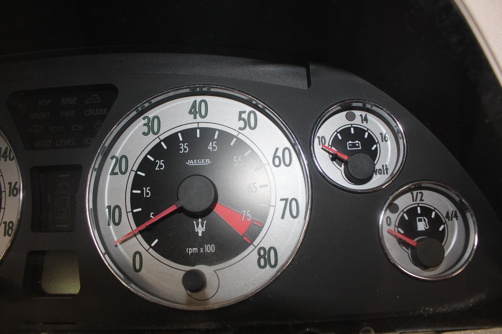 Maserati M138 Spyder, Coupe, Speedometer Head / Cluster, Used, P/N 192042