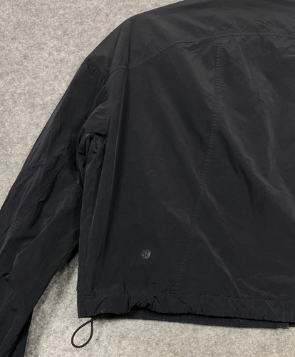 Lululemon Simply Effortless Jacket Womens 4 Black Water Repellent Windproof - Picture 4 of 15