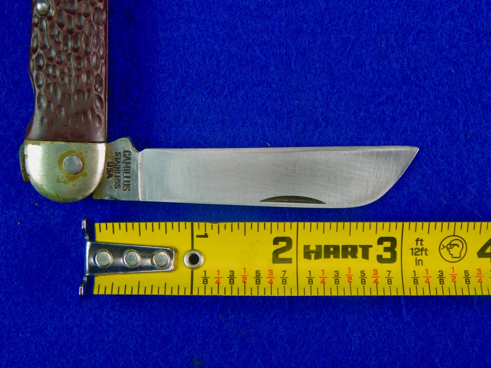 Vintage US Camillus Marlin Spike Sailors Navy Naval Rigging Folding Pocket Knife eBay