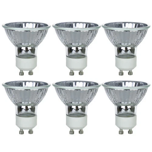 6Pack MR16 LED Light Bulb, GU10 Mini Prismatic Reflector, 35W, 3200K, 240LM - Image 2 of 4