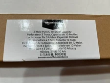 3 Hole Punch, 10 Sheet Capacity, Black