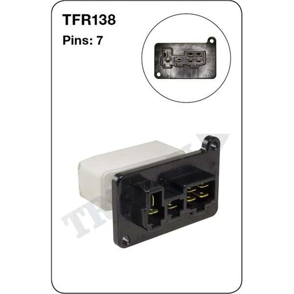 Tridon AC Blower Motor Resistor TFR138 eBay