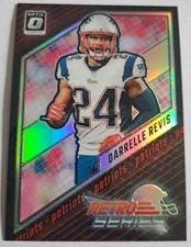 2023-24 Panini Donruss Optic Retro Series Holo Prizm Darrelle Revis Insert No. 7