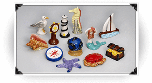 Mermaid RED ROSE TEA WADE ENGLAND NAUTICAL SERIES COMPLETE SET 12 FIGURINES Mermaid RED ROSE TEA WADE ENGLAND NAUTICAL SERIES COMPLETE SET 12 FIGURINES