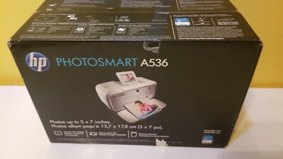 (NEW) HP Photosmart A536 Digital Photo Inkjet Color Printer (Sealed Retail Box)