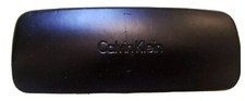 Calvin Klein Collection Embossed Black Faux Leather Hard Sunglasses Case ,Mint