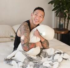 Avocado Pair Two Green Pillows Adjustable Organic Bed Pillows Queen Sz Standard