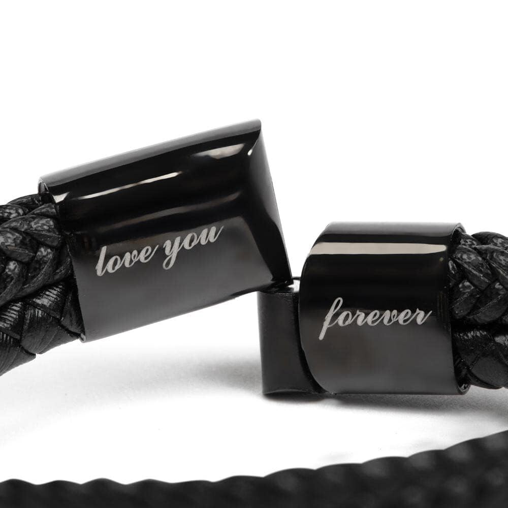 Bracciale Cubano Uomo Idea Regalo Cognato Acciaio Inox Lucidato di altissima qualità, per lui Festa Evento, Bracciali Idee regali Cognati - Cofanetto con DEDICA incluso (A mio Cognato 2 - Cubano