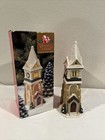 Mervyn's Village Square Lighted Ceramic Clock Tower 10th Anniversay Collection — photo 1