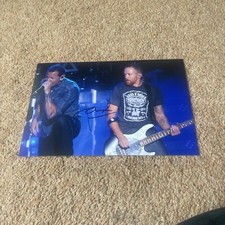 Signed DAVE FARRELL LONKIN PARK 12 By 8 Photo 