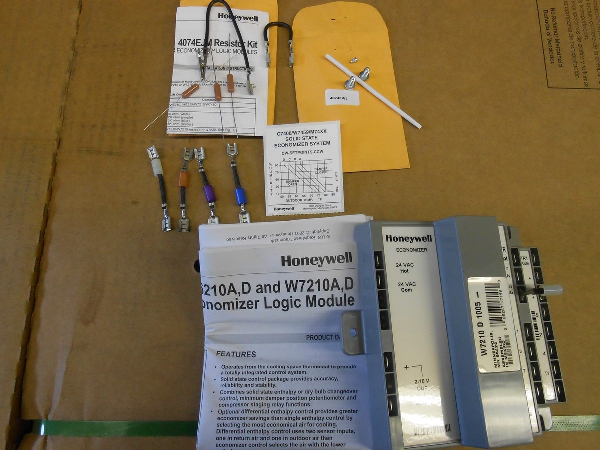 HONEYWELL W7210D1005 ECONOMIZER PACKAGE W/U SERIES 72 (2-10V