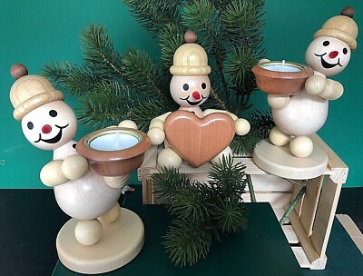 Drechslerei Wagner  - Schneemann Junior - 20cm