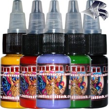 Tusz do tatuażu Infinitii 1/2oz zestaw 5 kolorów #8