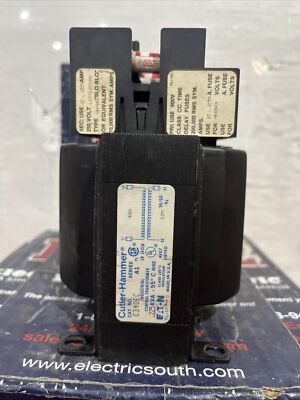 Cutler Hammer Transformer C340EC Ser A1 .225 KVA .225KVA PRI:480V SEC:120V