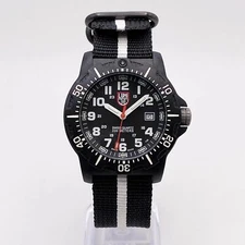 Luminox Black Ops 45mm Carbon Black Dial Nylon Strap Mens Quartz Watch XL.8801