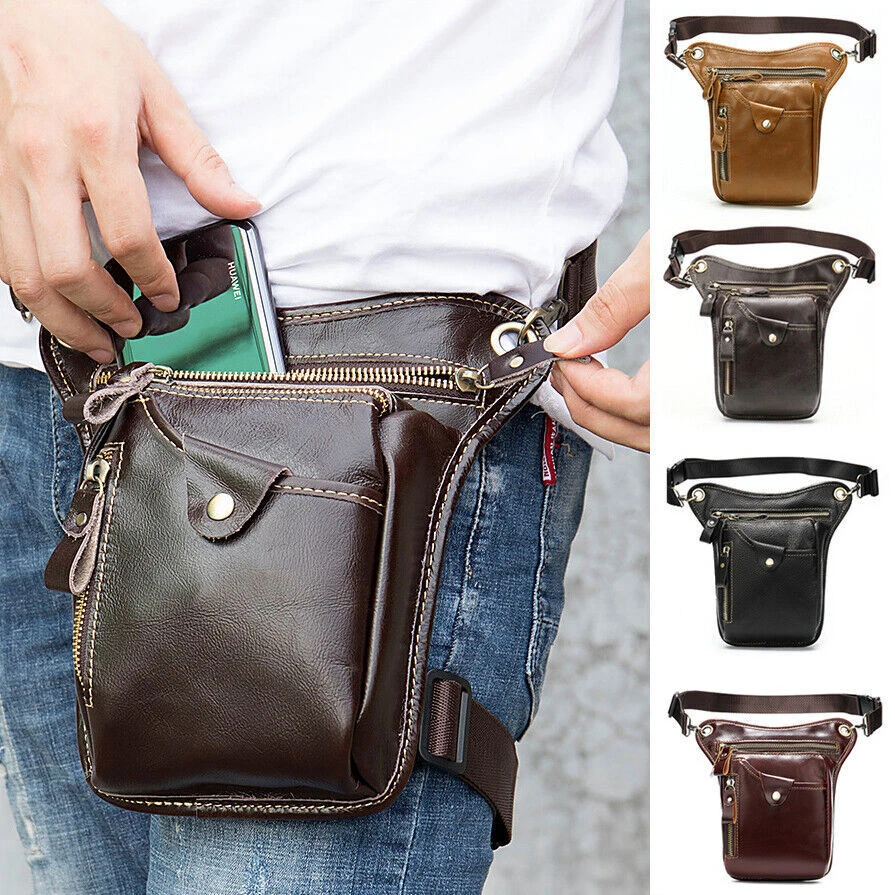 Leather drop leg bag new arrivals