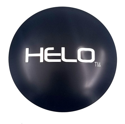 Helo 4.5'' Satin Black Wheel Center Hub Cap Logo/Sticker fits 8 Lug HE878/HE879