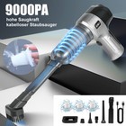 9000Pa Kabellos Mini Handstaubsauger Nass & Trocken Akku Für Auto Büro Haus Neu