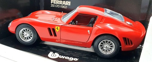Burago 1/18 Scale Diecast 3011 - 1962 Ferrari 250 GTO - Red - Picture 2 of 5