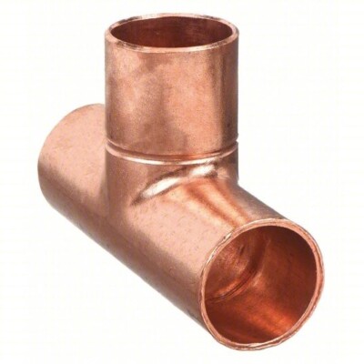 NIBCO 1'' x 1'' x 1'' CxCxC Wrot Copper Tee 1-1/8'' OD Pk of 10