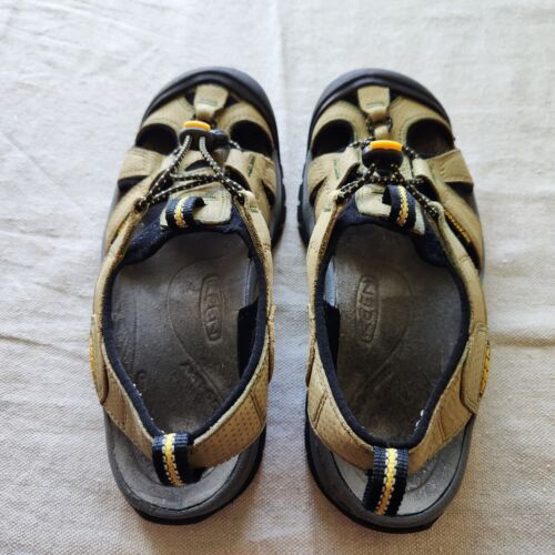 Keen Sandals Womens 7.5 Olive Green Leather Venice H2 Waterproof Sports Outdoor - Picture 11 of 14