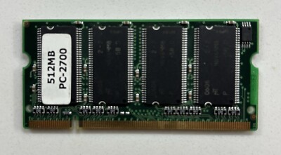 512MB PC - 2700 Memory | eBay