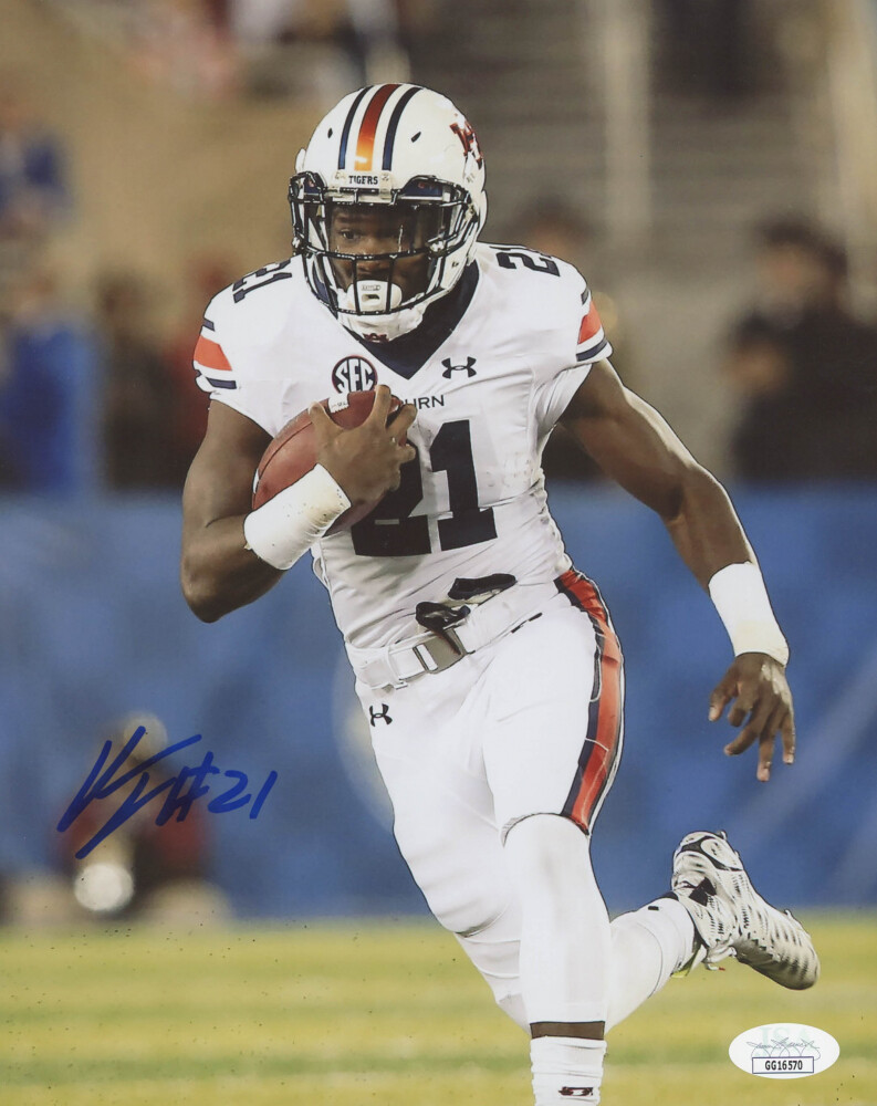 Kerryon Johnson Autographed Signed Auburn Tigers 8x10 Photo JSA 